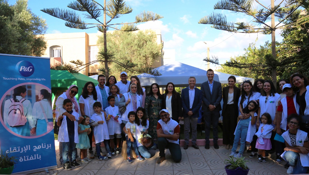 Procter & Gamble lance en partenariat avec La Banque Alimentaire, le programme "Back to School" au profit des jeunes filles de Dar Taliba El Mejjatia à Médiouna